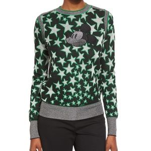 Marc Jacobs Mickey Mouse Star-Print Sweater